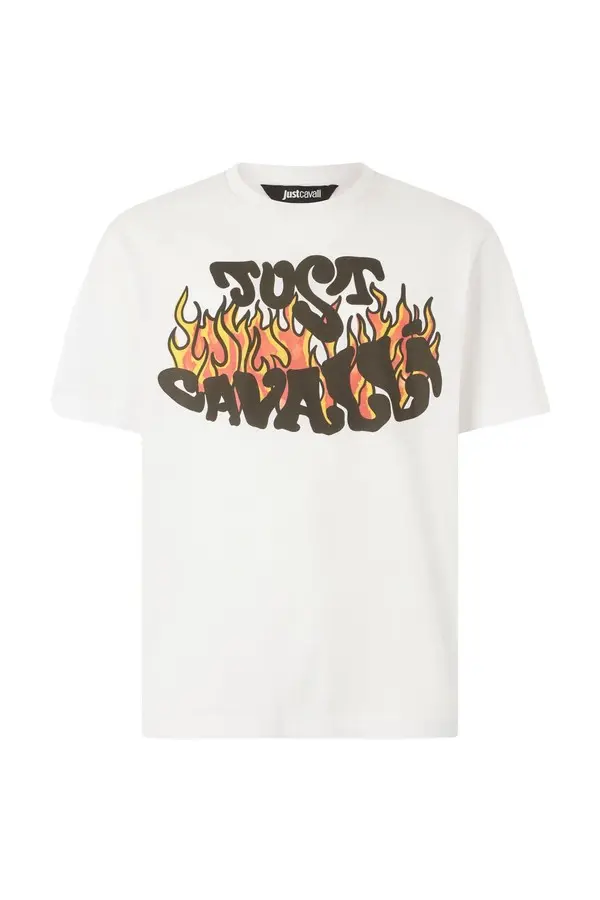 T-Shirt With Front Logo Print