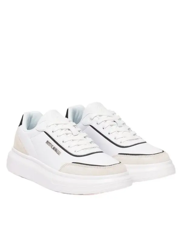  Low-Top Sneakers with Suede Accents