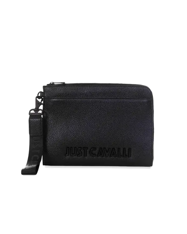 Leather Pouch with Wristlet Strap