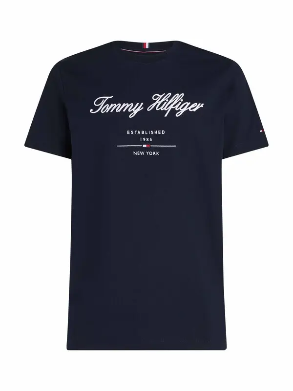 Regular Fit T-Shirt With Script Logo