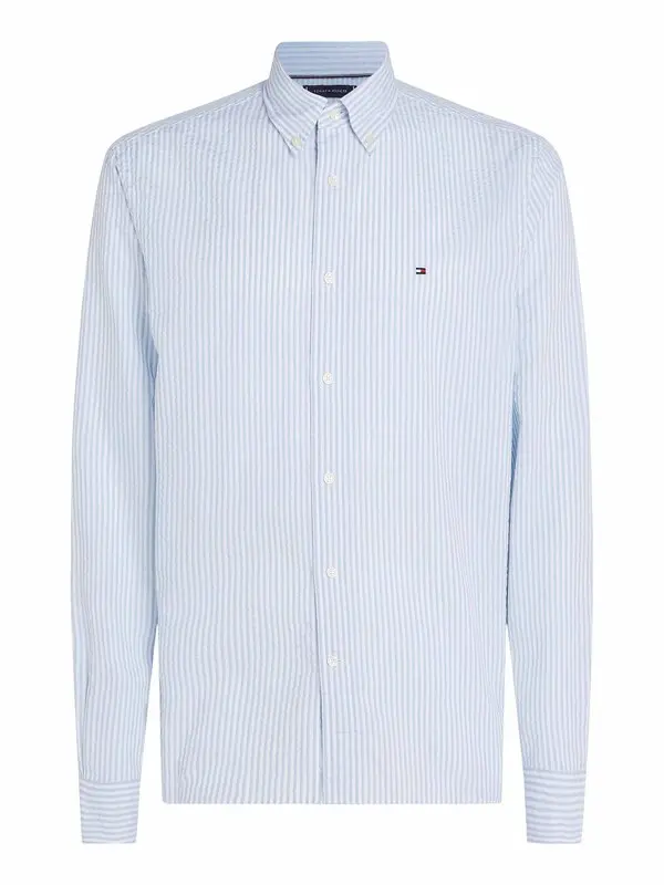 Regular Fit Seersucker Stripe Shirt