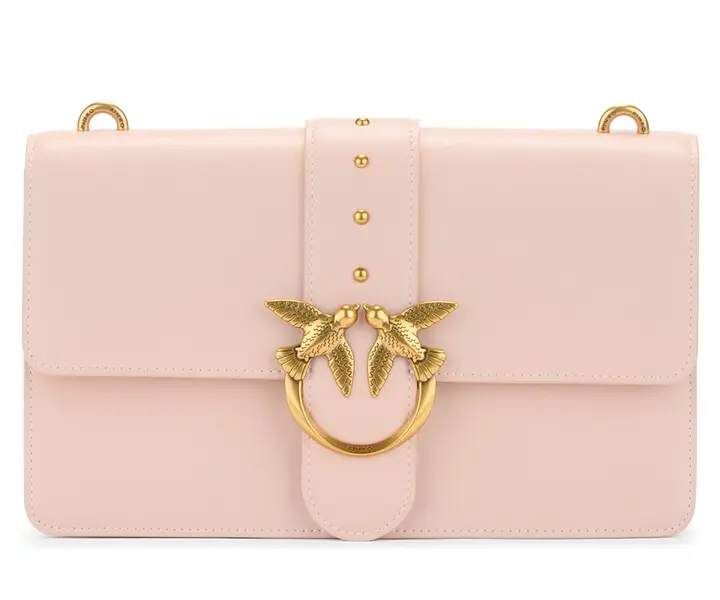 Leather Love Birds Crossbody Bag