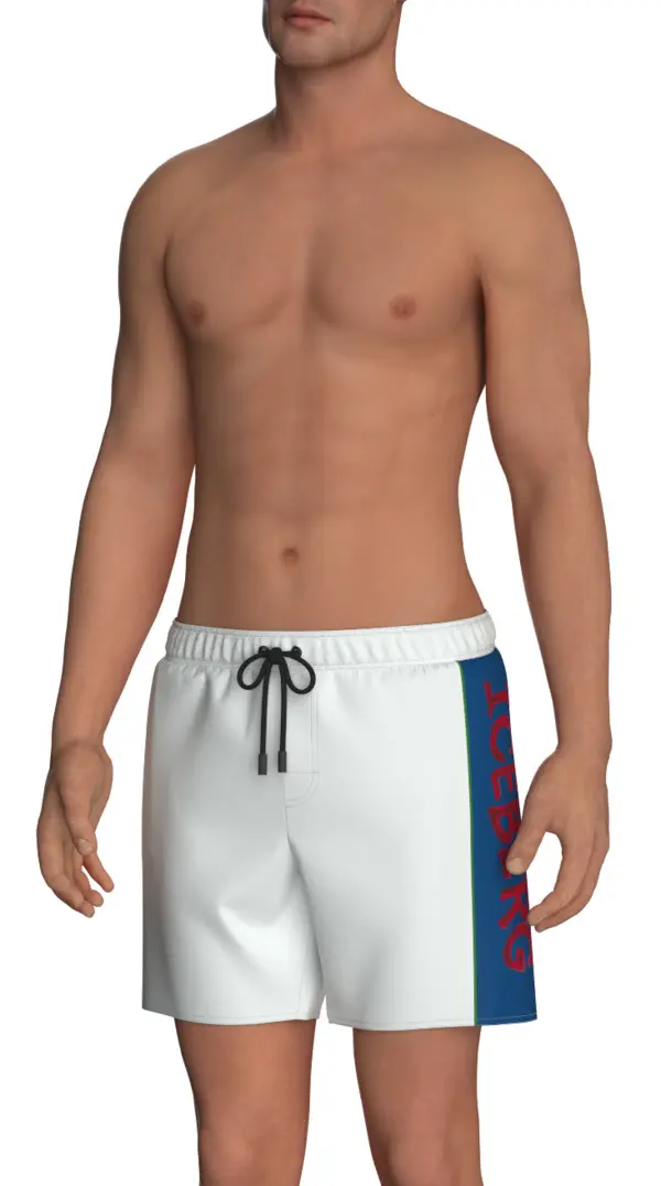 Swim Trunks with Side Detail