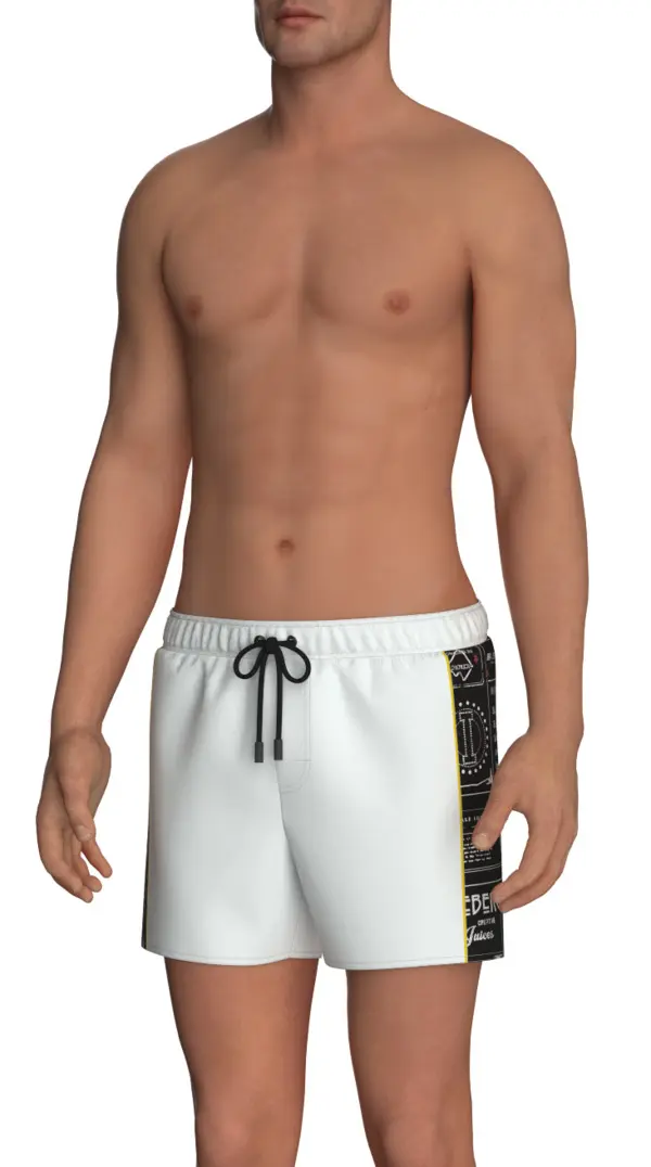 Swim Trunks with Side Detail