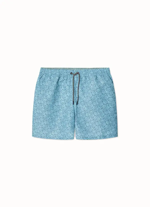 Shore Print Swim Trunks