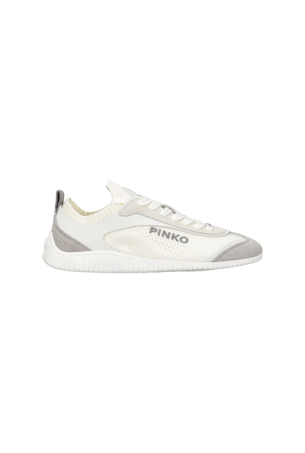 Logo Embroidered Lace-Up Sneakers