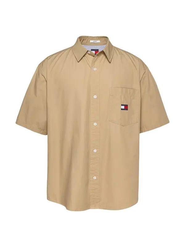 Easy Poplin Short Sleeve Overshirt