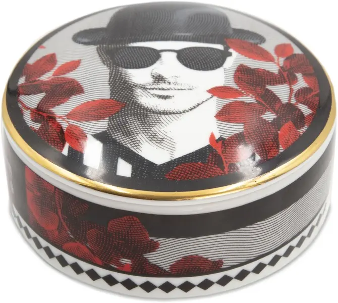 ROUND BOX MR. BLACK - DIAM. 13X6H