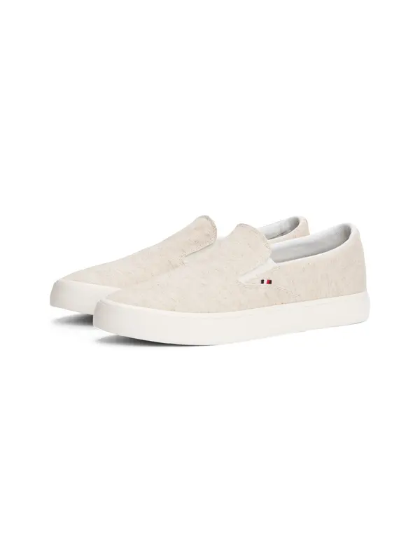 High Vulcanised Low Slip On Sneakers