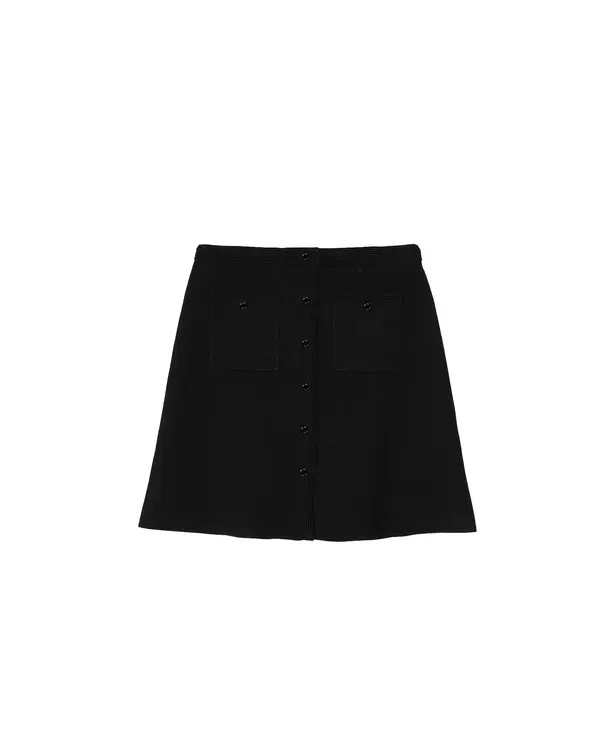 Short Knit Skirt