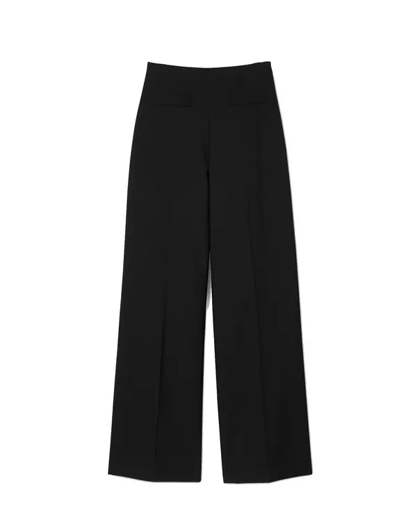 Wide Leg Suit Trousers