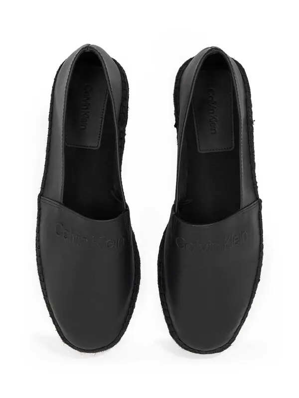 Leather Espadrille 