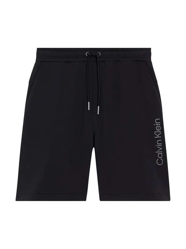 Embroidered Logo Jogger Shorts
