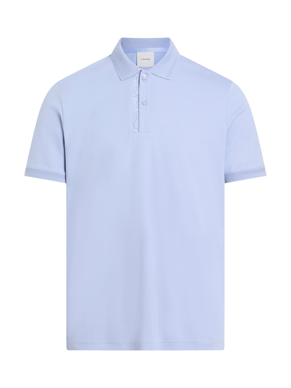 Texture Collar Short Sleeve Polo
