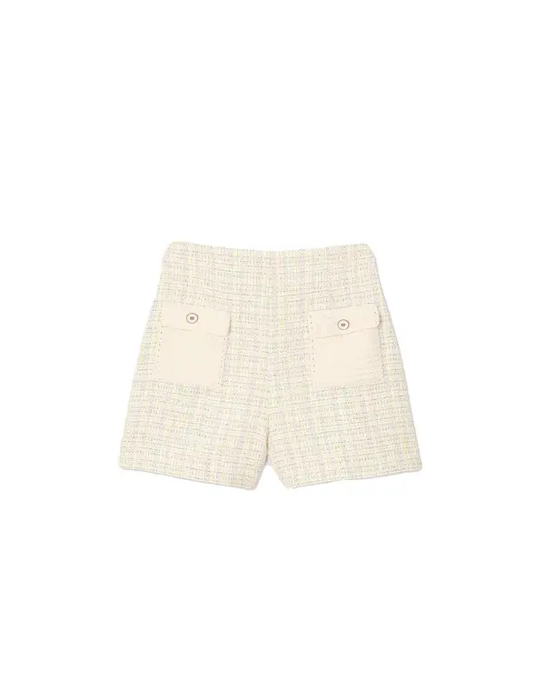 Decorative Tweed Shorts