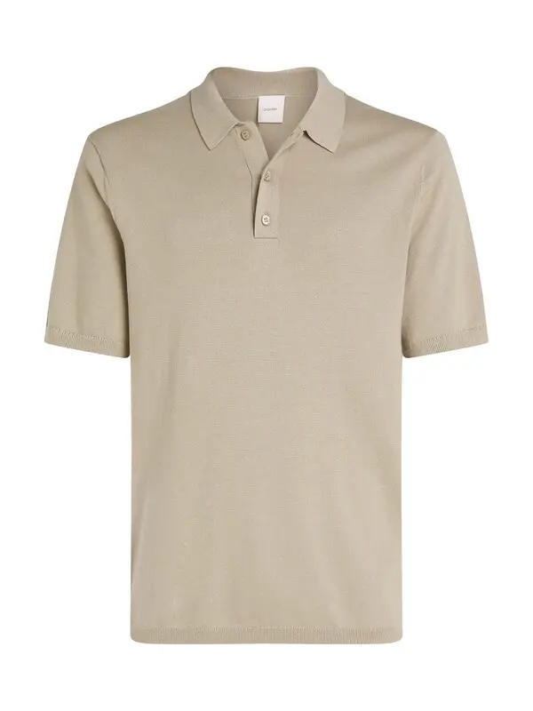 Knit Cotton Short Sleeve Knit Polo