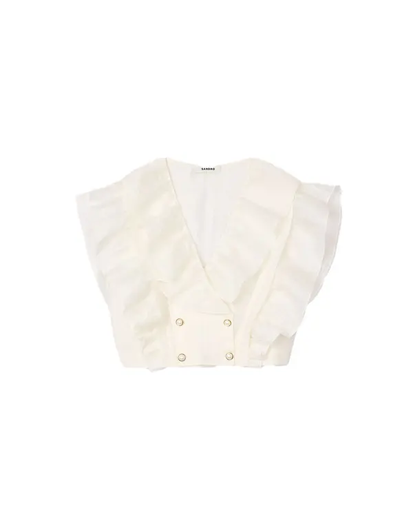 Ruffled Crop Top