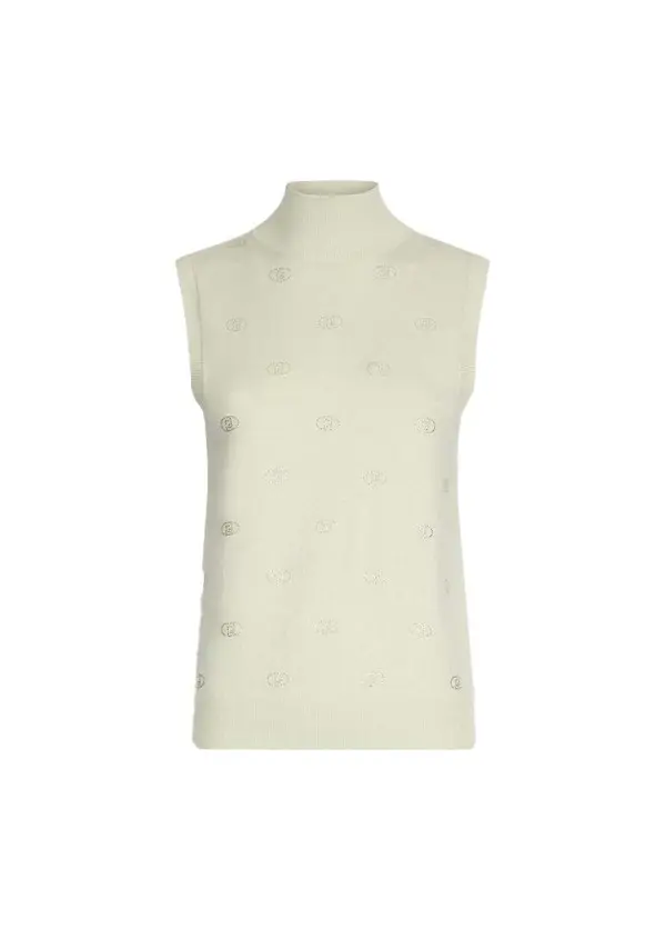Viscose blend knit top