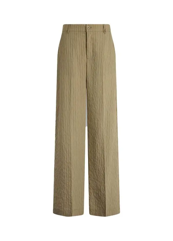 Striped Flared Trousers