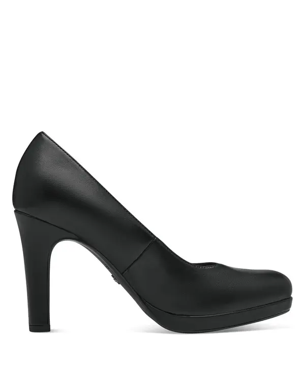  Leather Platform Pumps