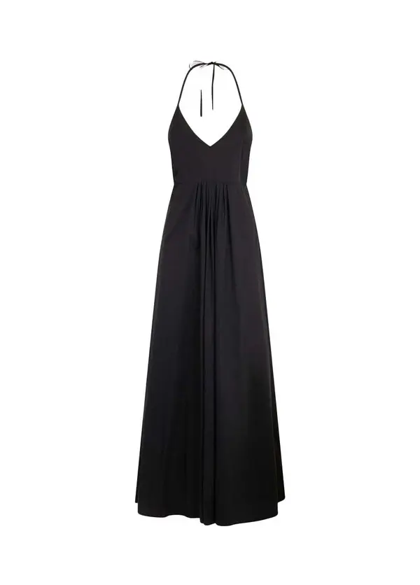 Halter Neck Backless Maxi Dress