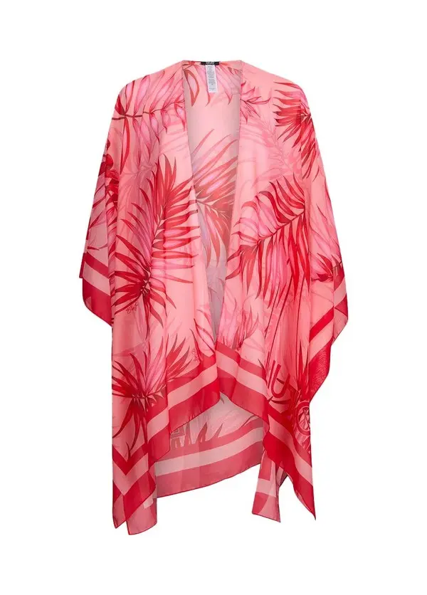 Jeans Print Fluid fabric beach caftan