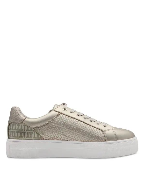  Metallic Platform Sneakers