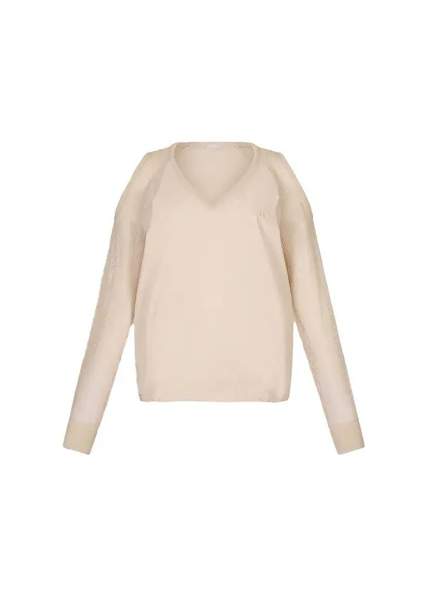 Cut-out details Sweatshirt