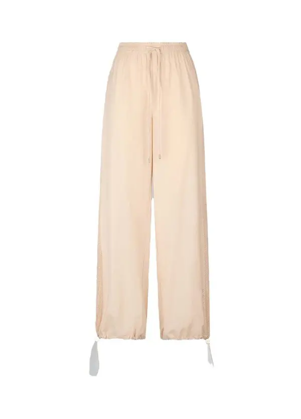 Trousers with Mesh Insert