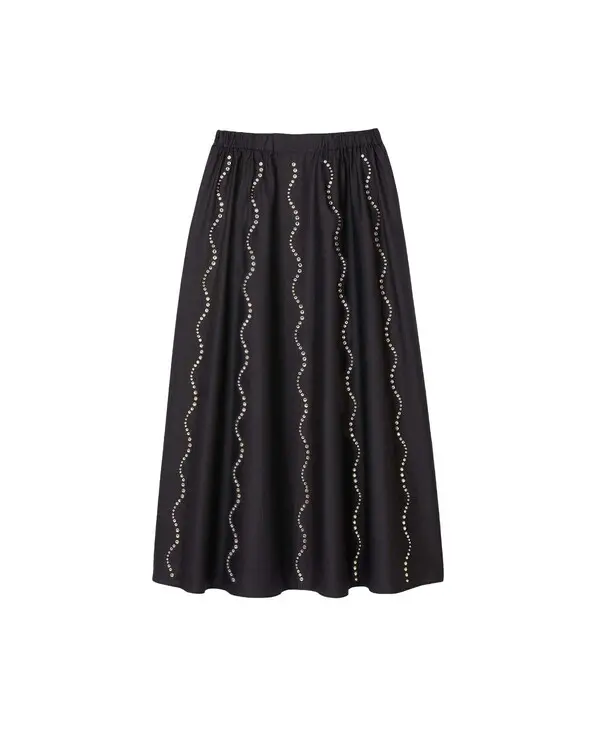 Long Rhinstone Skirt