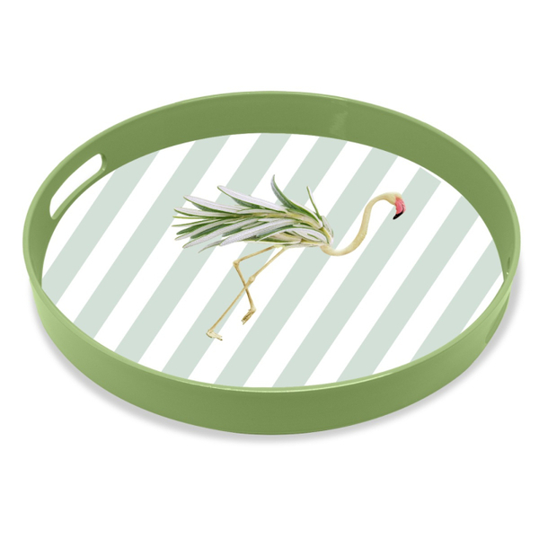 Flamingo decoration Round tray Ø 33 cm