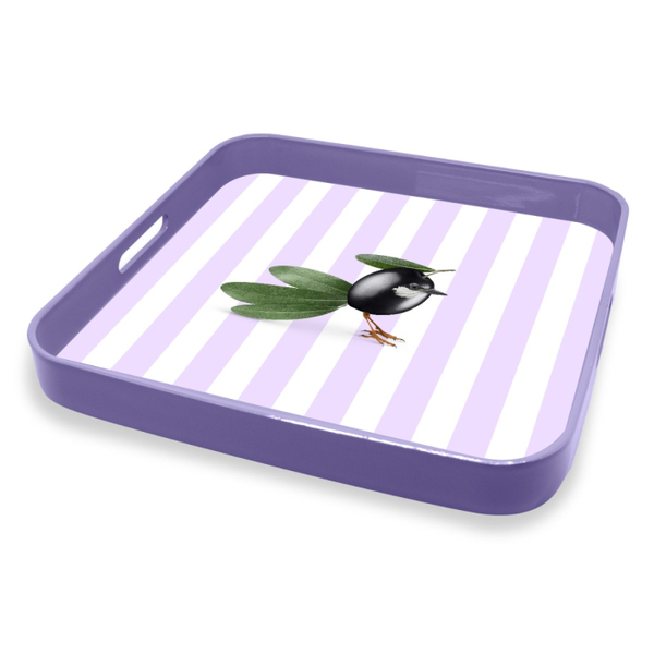  Olive decoration Square tray 34 x 34 cm