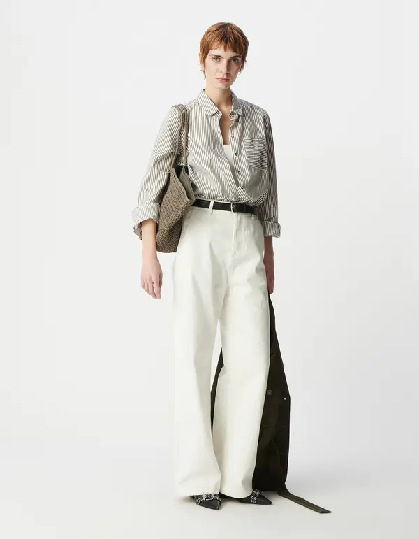 striped organic cotton shirt