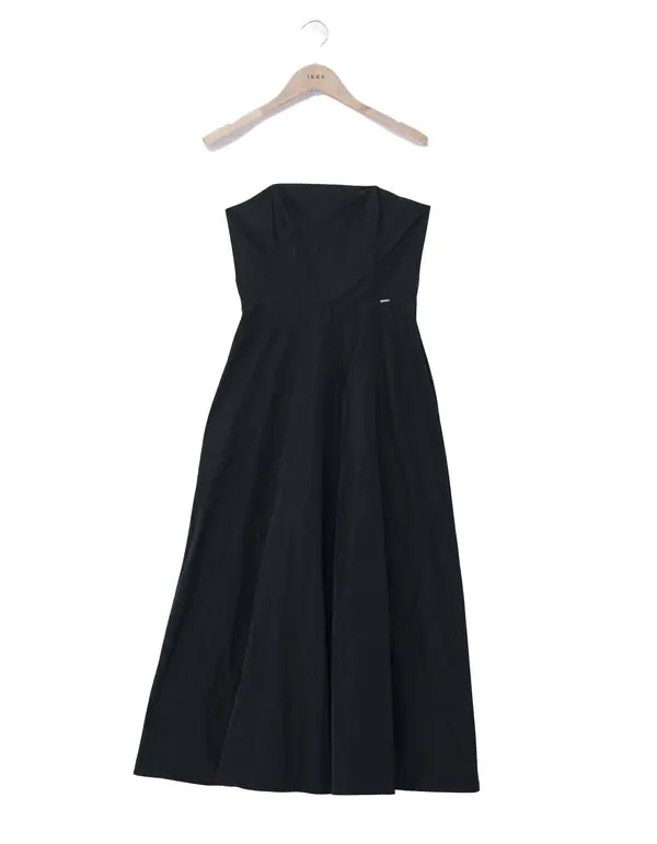 Taffeta Strapless Dress