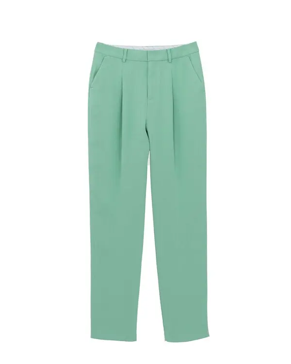 Crepe suit pants