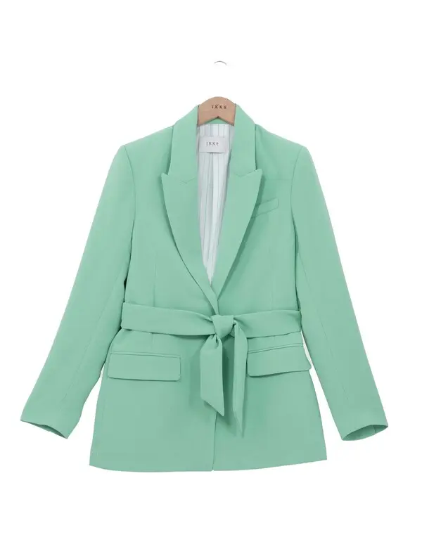 Suit Jacket with Belt