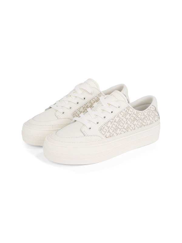  Vulcanised Leather Monogram Sneakers