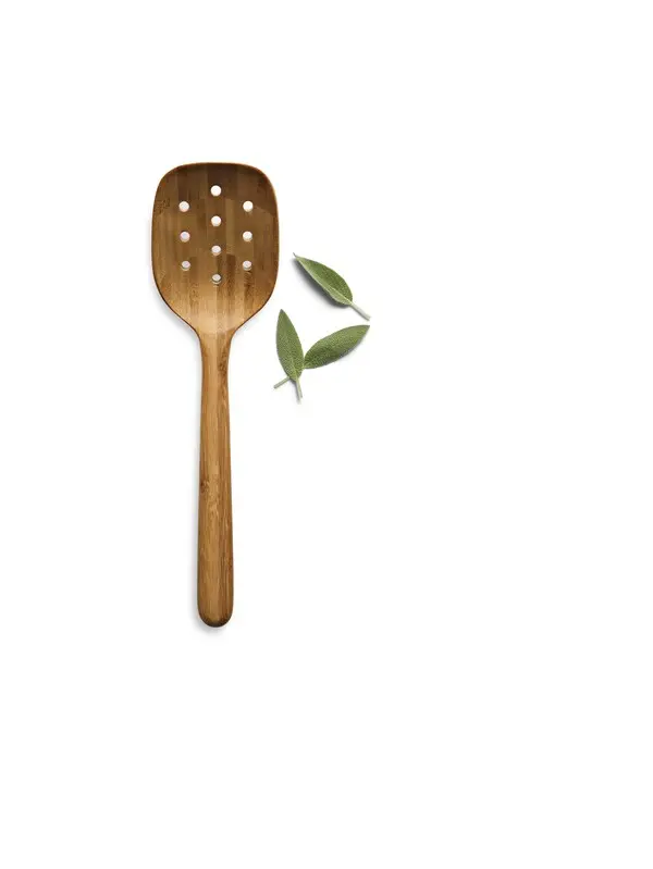 Nk Perforated ladle  bamboo