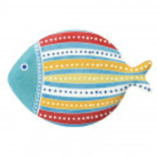 Porcelain dish 27x19 cm. SEA FRIENDS