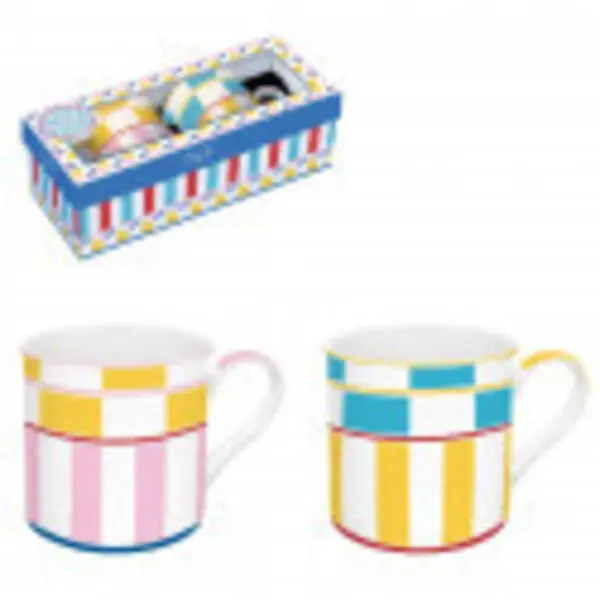 Set 2 China mugs 300 ml in gift