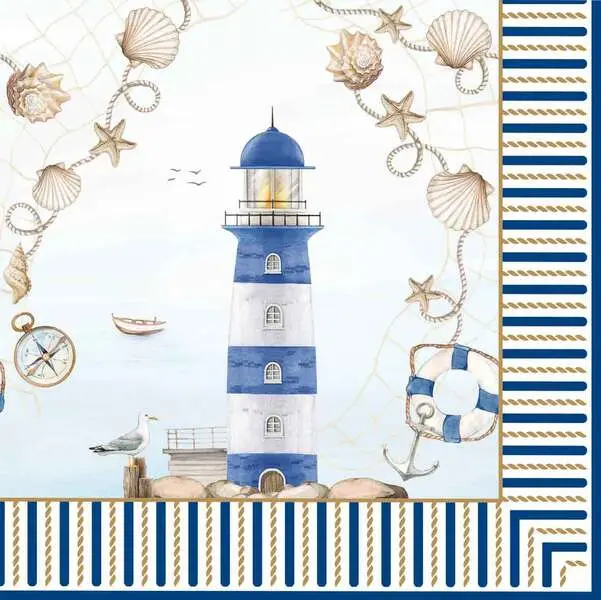 Pack of 20 Fashion paper  33x33 BLUE