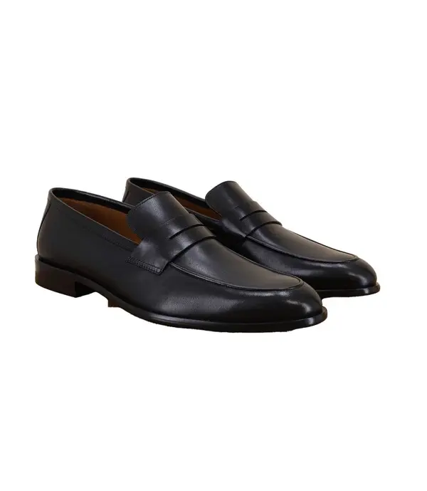 Smooth leather moccasin