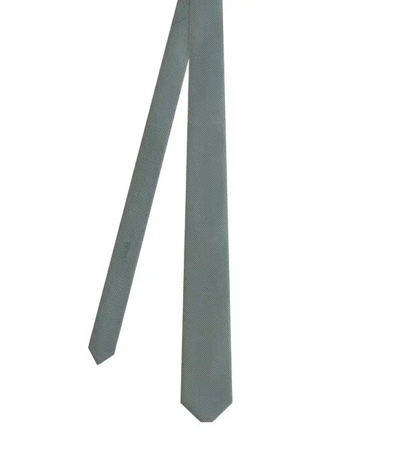 textured fabric Tie with matt finish
