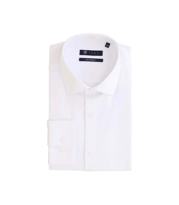  Long sleeve city shirt in cotton satin