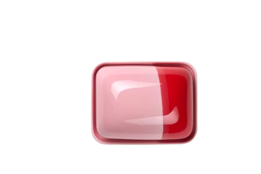 butter dish, strawberry smoothie