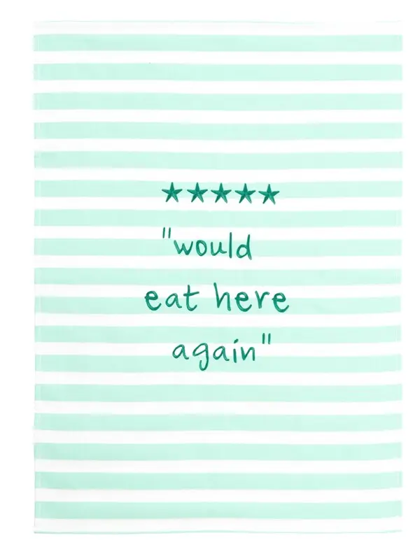 kitchen towel, would eat here again