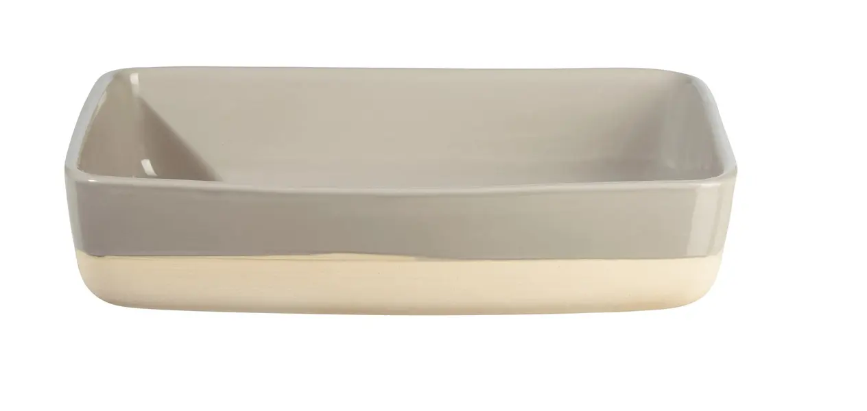 ovenproof dish rectangular, nude