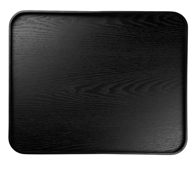 tray with feet, black