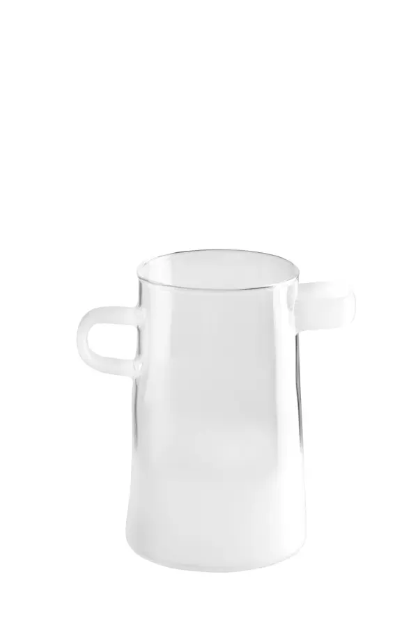 vase, frosted