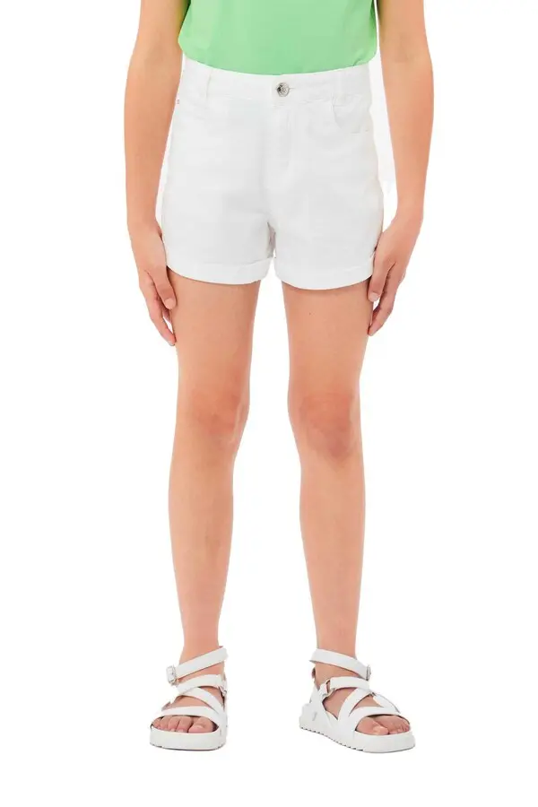 High rise Cotton Shorts